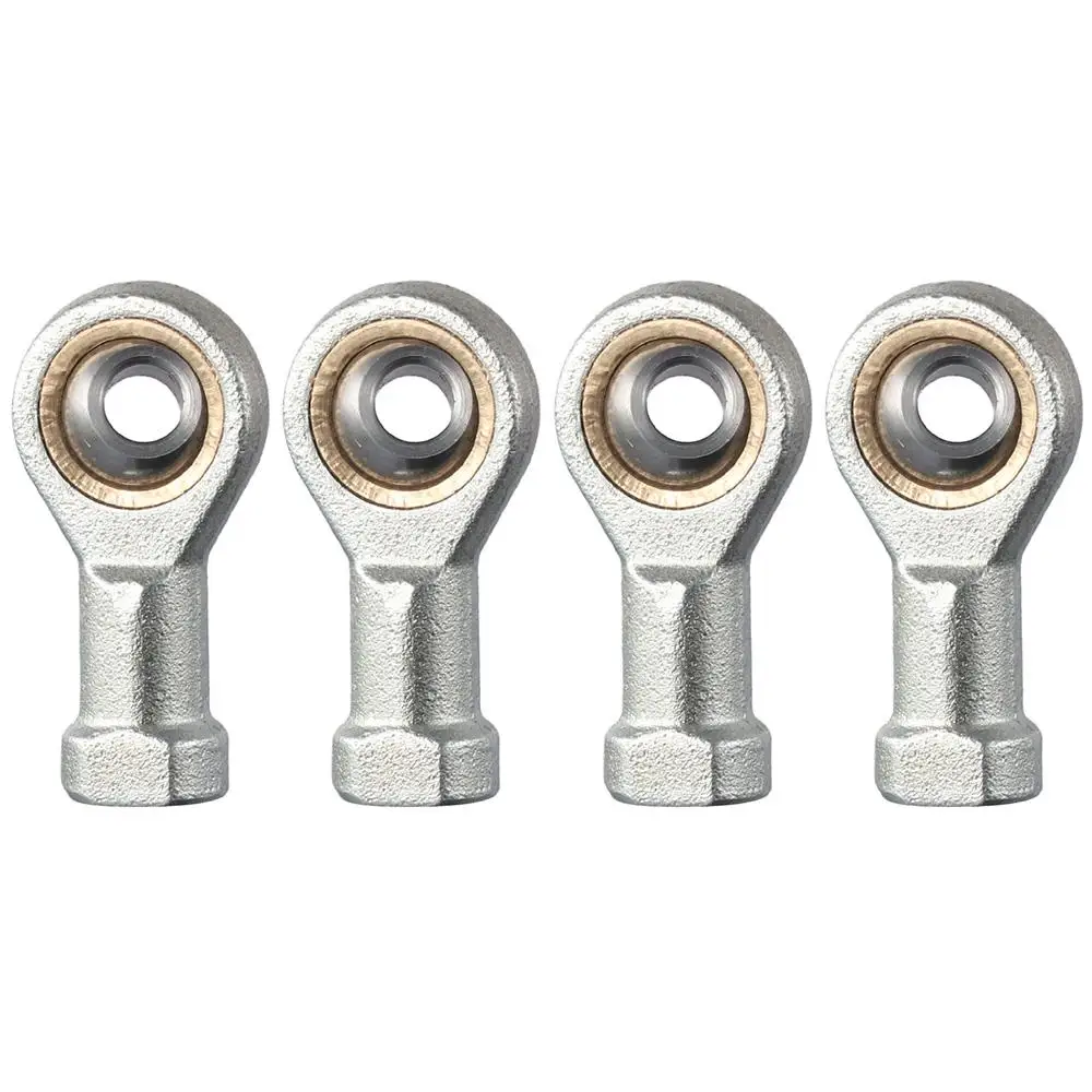 4pcs SI6T/K Rod End Bearing Self Lubricating Female Right Hand Pre-Lubricated Ball Bearing Female Rod End Bearing