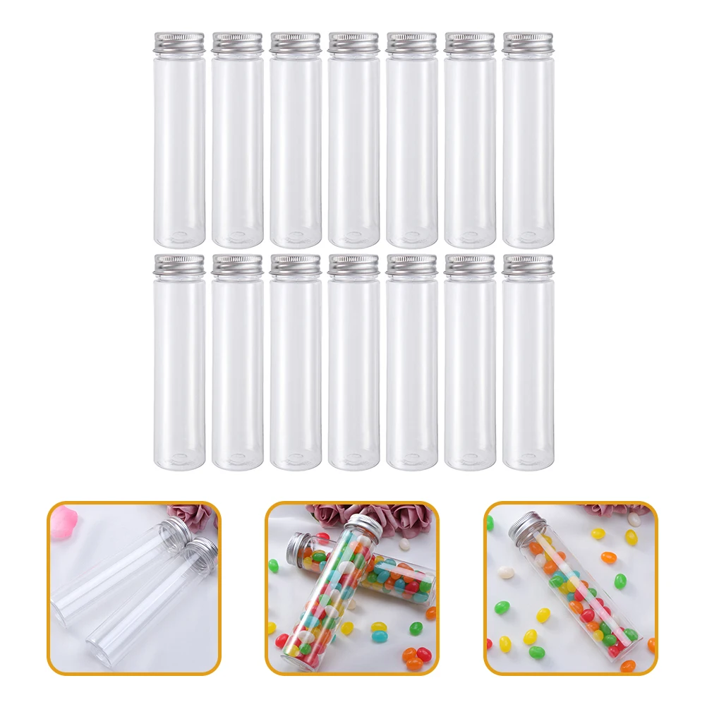 

30pcs y Tubes Bath Salt Tube Clear Transparent Storage Bottles for Liquids Beads Bath Salt Reusable Sealed Plastic