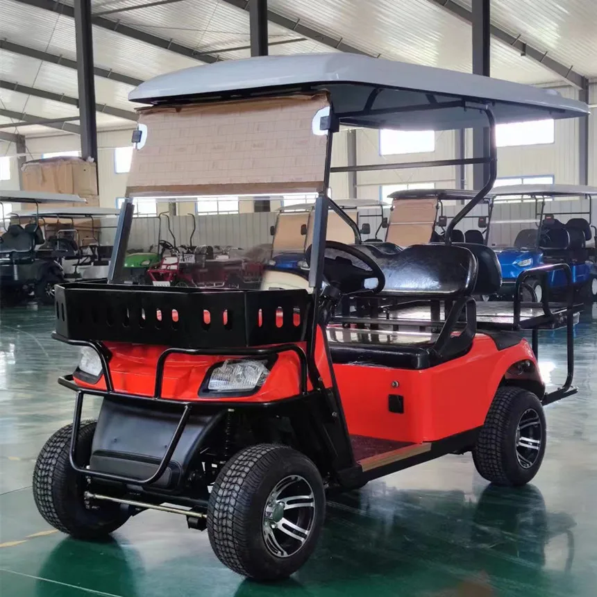 2024 USA Brand Hot Sale Electric Golf Cart Design Lithium Battery Customization High Speed Motor 14-Inch Off-Road Tires