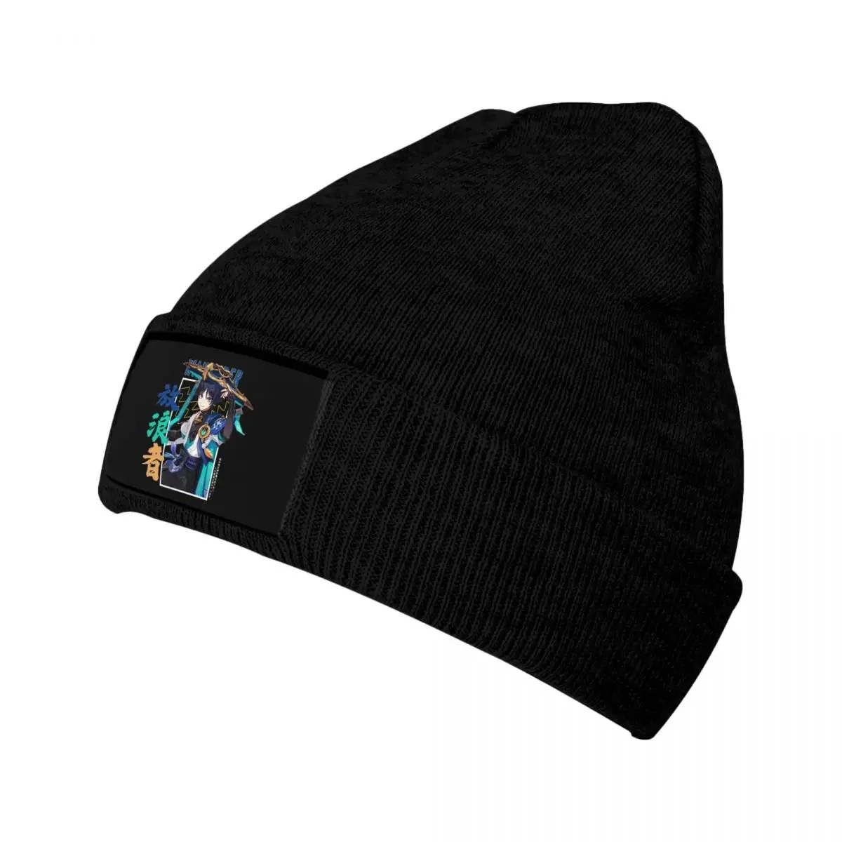 Wanderer Scaramouche Knitted Caps for Women Men Beanies Autumn Winter Hat Acrylic Genshin Impact Warm Cap