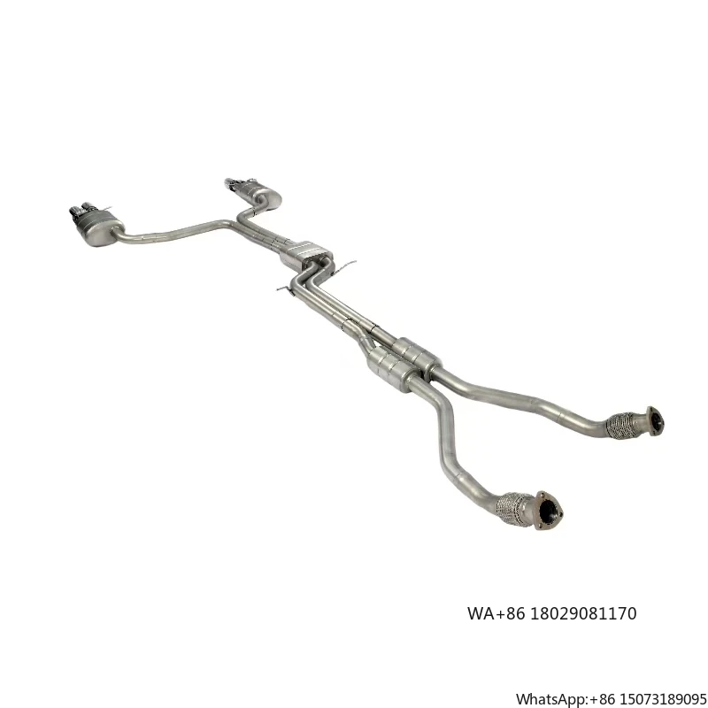 

Для S4 S5 B8 B9 3.0T 2009-2012: Выхлопная система Catback, насадки на выхлопные трубы, выхлопной глушитель Valvetronic, даунпайп