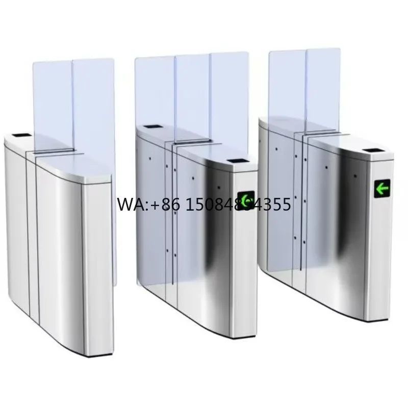 Intelligent Sliding Gate Turnstile with RFID Card Face Recognition Access Control System High Security Gate