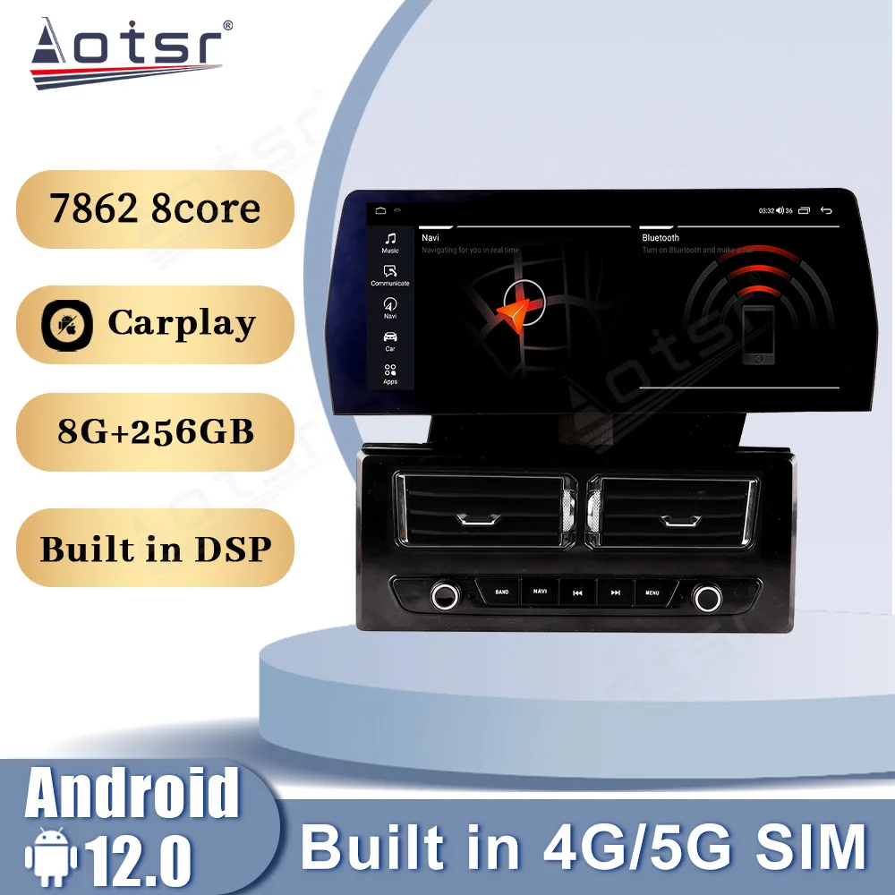 12.3 Inch Autoradio For BMW 5 Series E39 2013-2017 Car Radio Multimedia Player Android Stereo GPS Navi Bluetooth SWC 4G Caplay