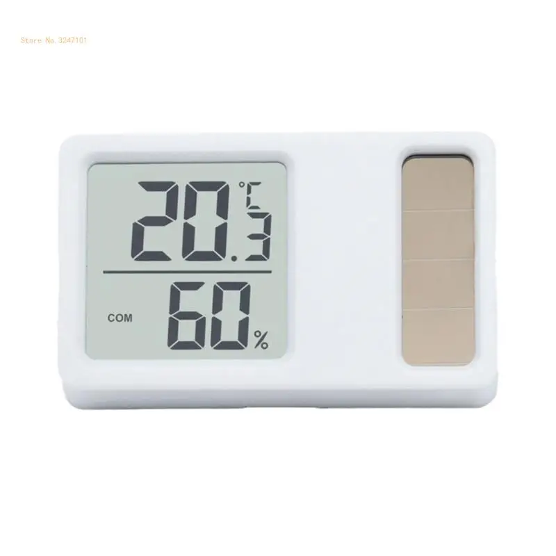 

Humidity Meter Gauge Solar Powered Thermometers Hygrometer for Home Baby Room Dropship