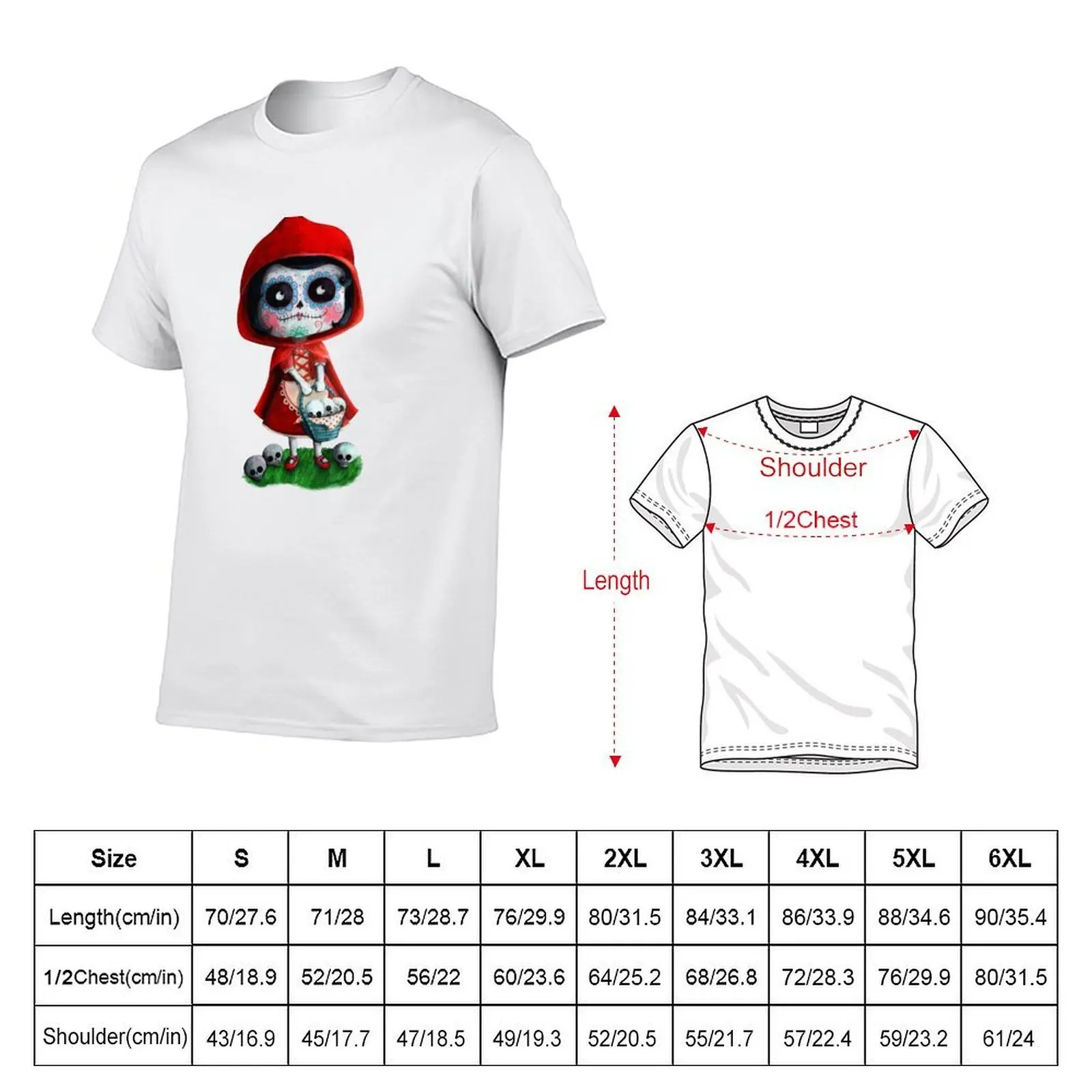 Dead Red Riding Hood T-Shirt man t shirts high quality luxury brand t shirt personalised T-Shirt