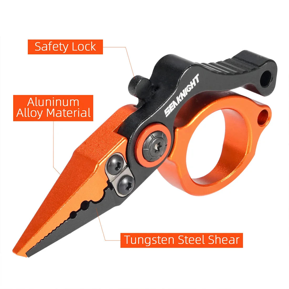 ضرورية لالزنجلين! كماشة صغيرة محمولة من سبائك الألومنيوم، "صندوق الكنز" لصيد الأسماك يمكن القطع والتقطيع والتواء #5