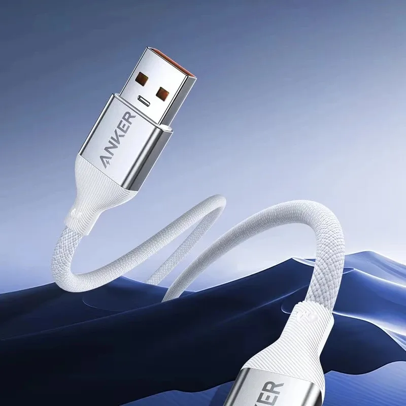 Oryginalny kabel USB-A do Type-C Anker 100W A8052 do szybkiego ładowania i transmisji danych, 6A, do Samsunga, Xiaomi, Huawei — zdjęcie produktu 2