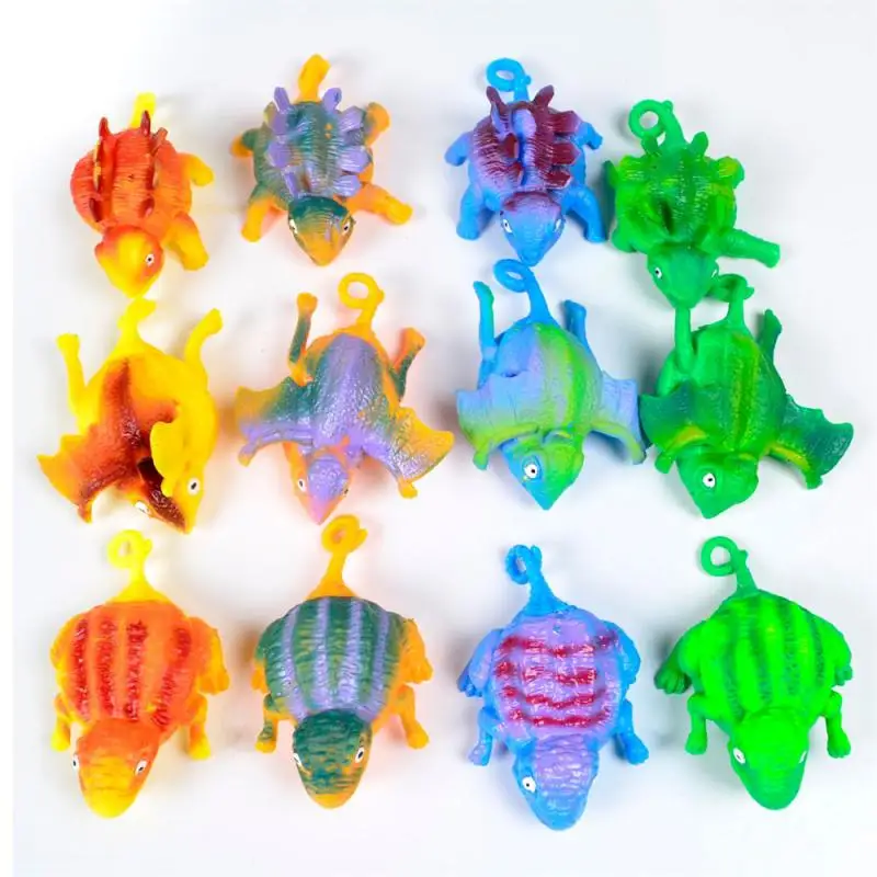 1~10PCS Inflatable Dinosaur Ball Tpr Soft And Plump Diverse Shapes Decompression And Fun Stress Relief Toys Blowing Balloon Toy