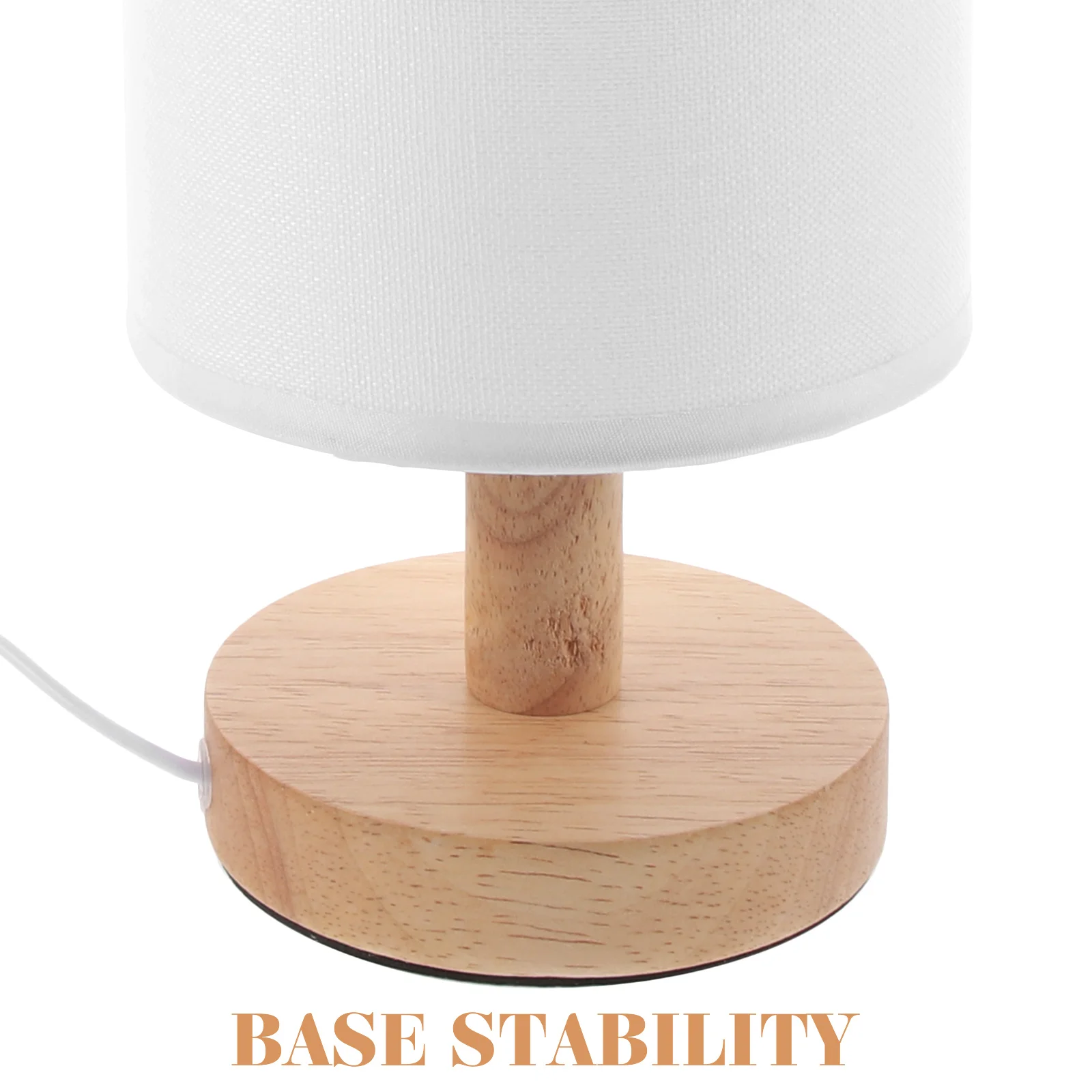 

Desk Lamp Light for Nightstand with Usb Table Lamps Bedroom Small Fabric Office