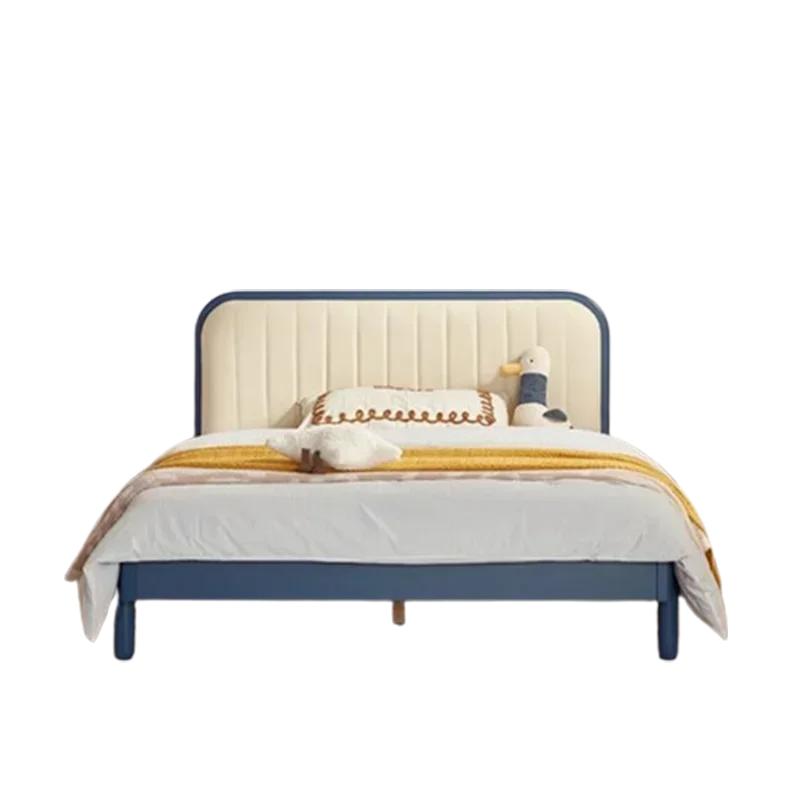Детская кровать с деревянным каркасом для мальчиков и девочек, детская кровать для одной квартиры, простая белая кровать Camas Moderrnas Inteligentes, мебель для дома