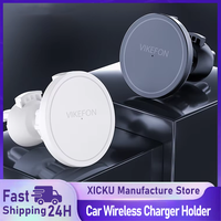 30W Magnetic Car Wireless Charger + Ring for IPhone 14 15 16 17 Pro Max Mini Air Vent Car Phone Holder Stand Fast Car Charging
