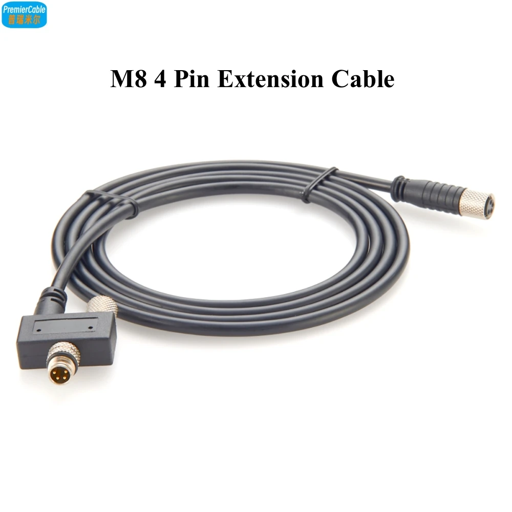 Cable de extensión M8 de 4 pines macho a hembra, Cable divisor M8 Y resistente al agua, Cable conector de Sensor de actuador M8, Cable divisor en T M8