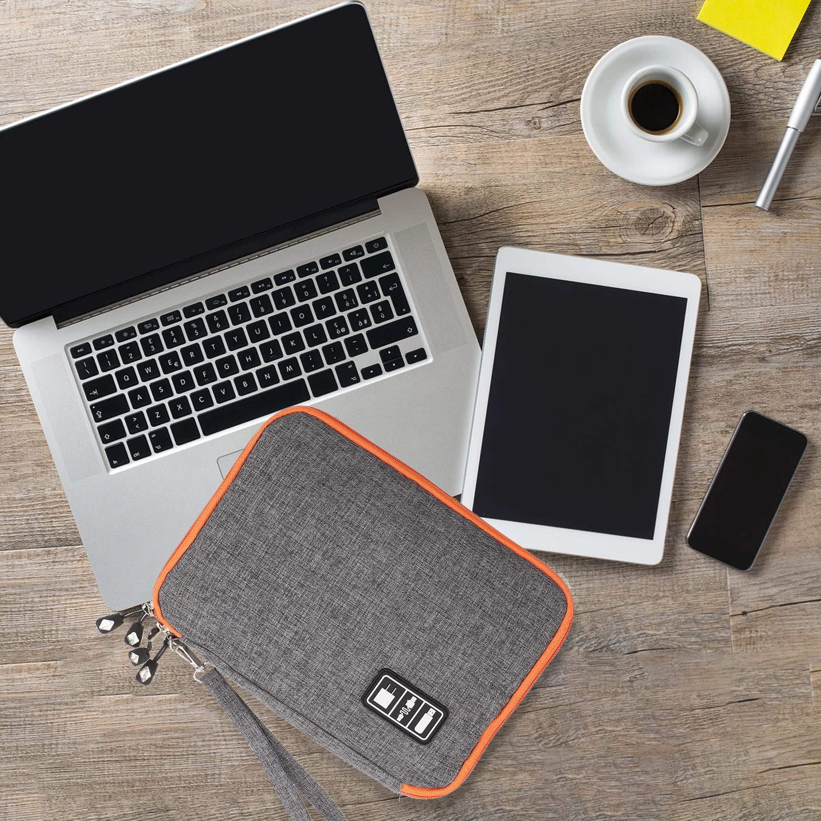 

Digital Accessory Bag Large Capacity Waterproof Travel Storage Pouch For Cables Power Bank Earphones Organizer