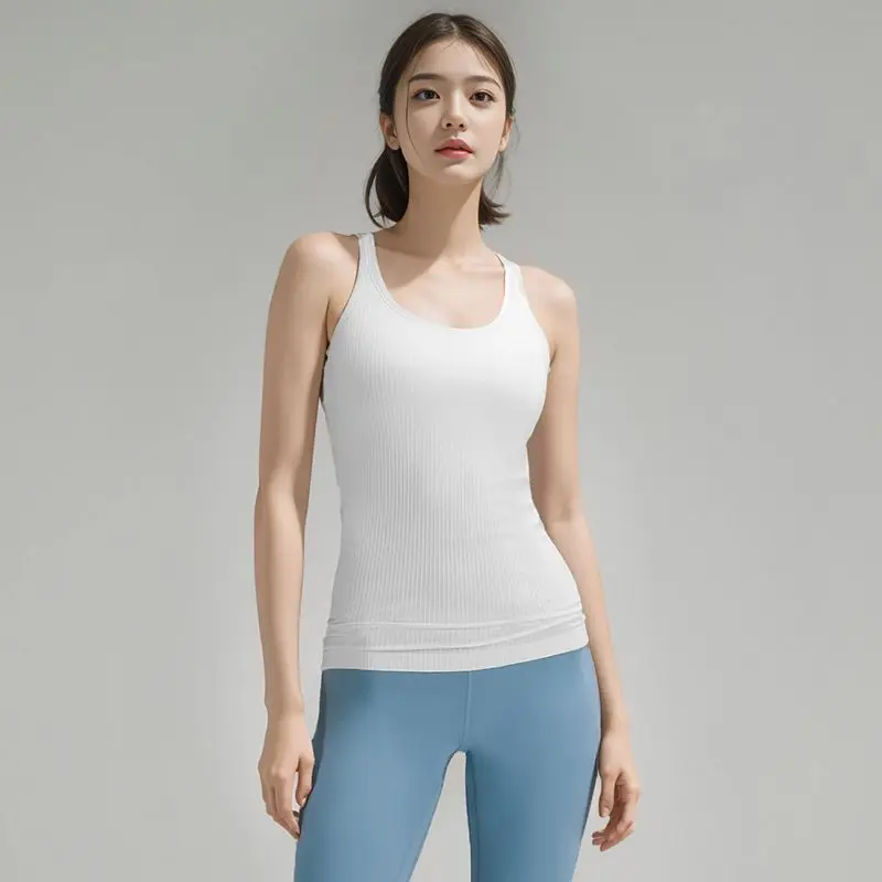 Women Sports Shirts Gym Yoga Vest Athletic Fitness Sports Tank Tops Gym Running Blouse Workout top