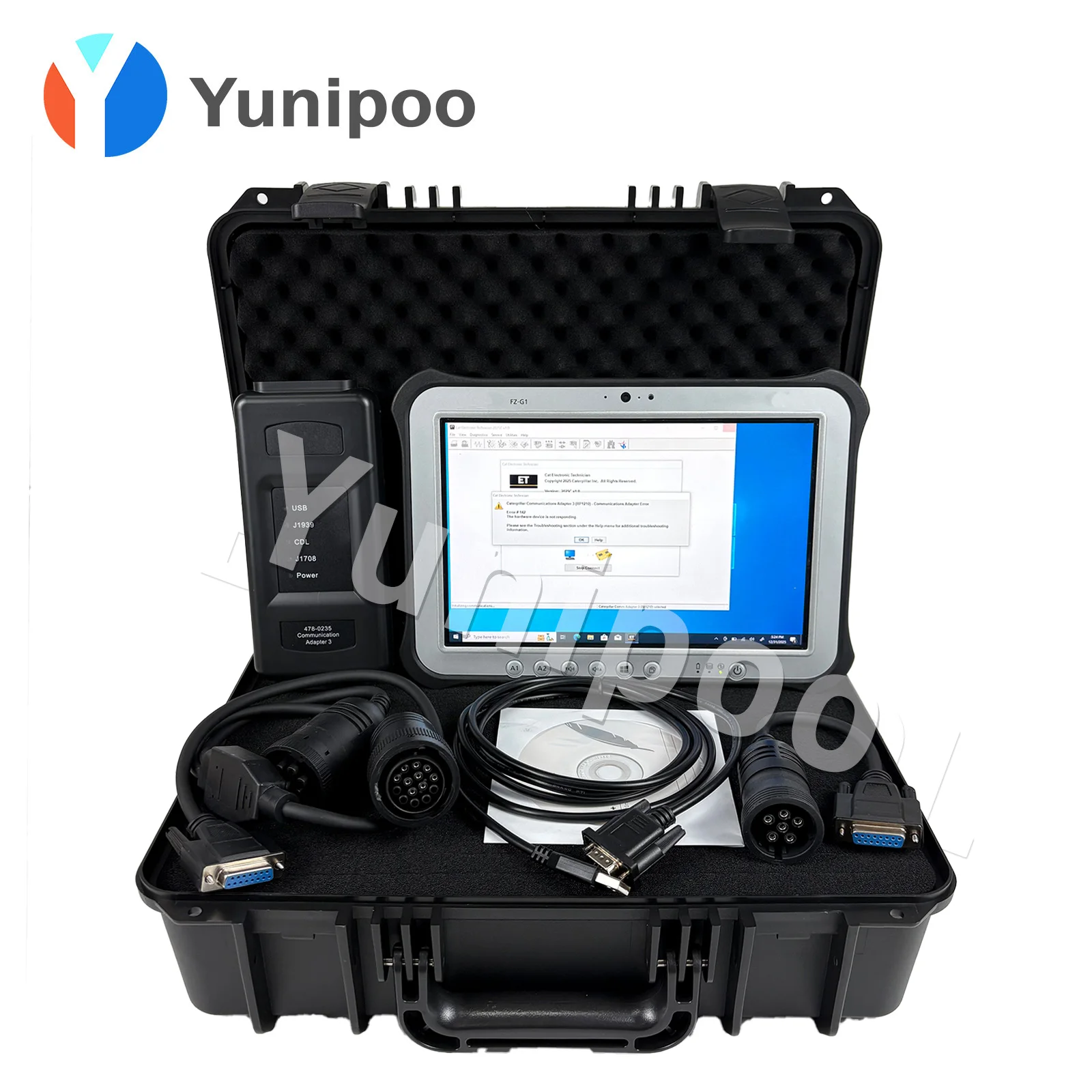 

Диагностический комплект CAT ET4 с планшетом, программное обеспечение 2025C et, подходит для диагностики экскаваторов грузовиков Caterpillar