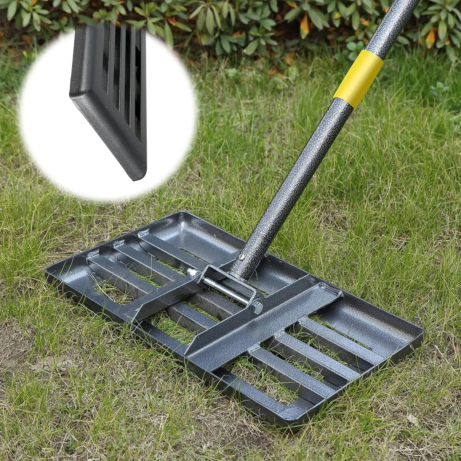 157 cm Metall-Rasen nivel liers ch wader mit 25x43 cm Edelstahl rakel zum Nivellieren von Garten