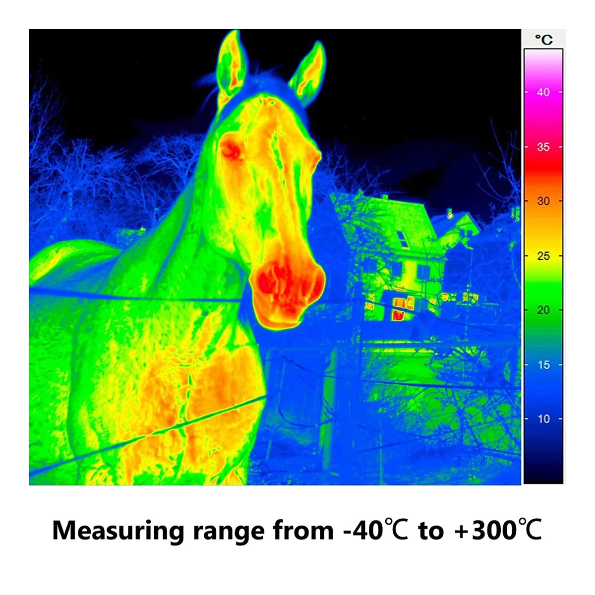 Thermal Imager, 2.8Inch Thermal Imager Infrared Camera, 320X240, ‑40℃ To +300℃, Built in SPI Flash Chip, USB C Charging