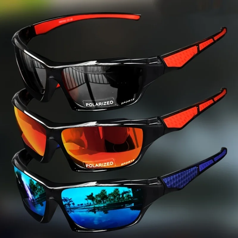 Sport Sonnenbrille für Männer Polarisierte Radfahren Outdoor Männliche Sonnenbrille Gelb Nachtsicht Brillen Sonnenbrille Lentes De Sol Hombre – Detail 6