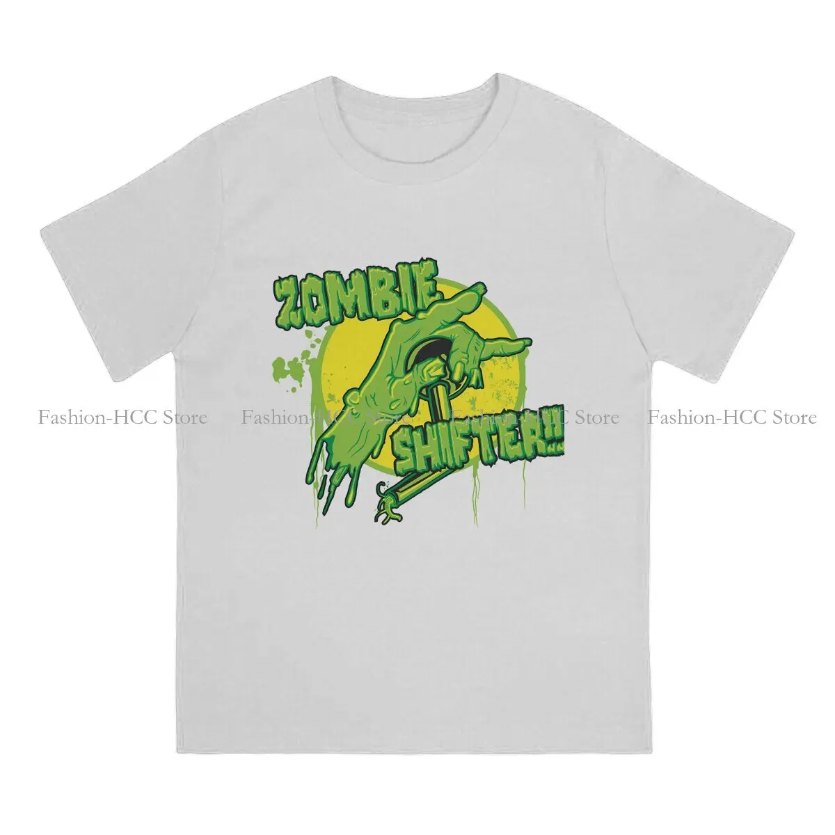 Zombie Shifter Newest Polyester TShirts Rat Fink Male Graphic Tops T Shirt Round Neck