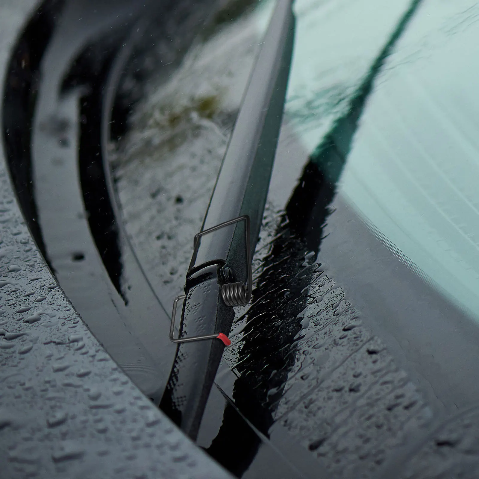 

6pcs Windshield Wiper Arm Spring Wiper Pressure Spring Booster Enhanced Tension For Rain Snow Durable Replacement Part