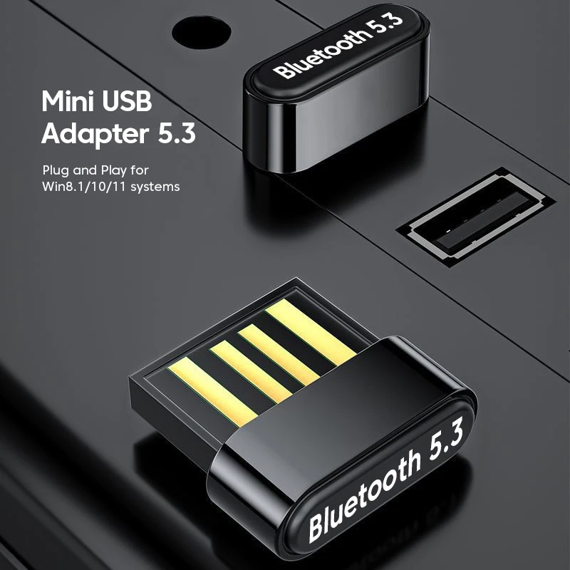 USB Bluetooth 5,3 адаптер для ПК ноутбука динамик мышь Музыка Аудио беспроводной Bluetooth передатчик BT5.0 приемник адаптер