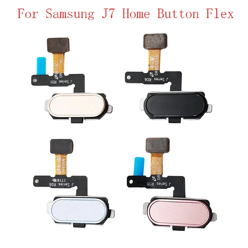 Fingerprint Sensor Home Button Flex Cable Ribbon For Samsung J7 (2017) J730 J5 (2017) J530 Touch Repair Parts