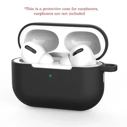 Do etui ochronnego AirPods Pro Silikonowy nowy zestaw słuchawkowy Apple Bluetooth w jednolitym kolorze Miękkie etui ochronne