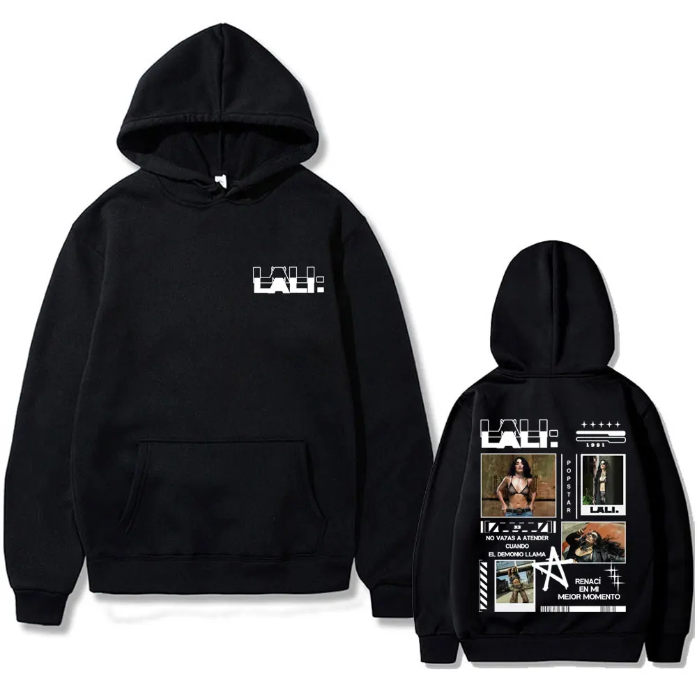 

Lali Esposito Asesina Album Tour 2025 Hoodies Men Women Hip Hop Fashion Oversized Hooded Sweatshirts Casual Vintage Streetwear