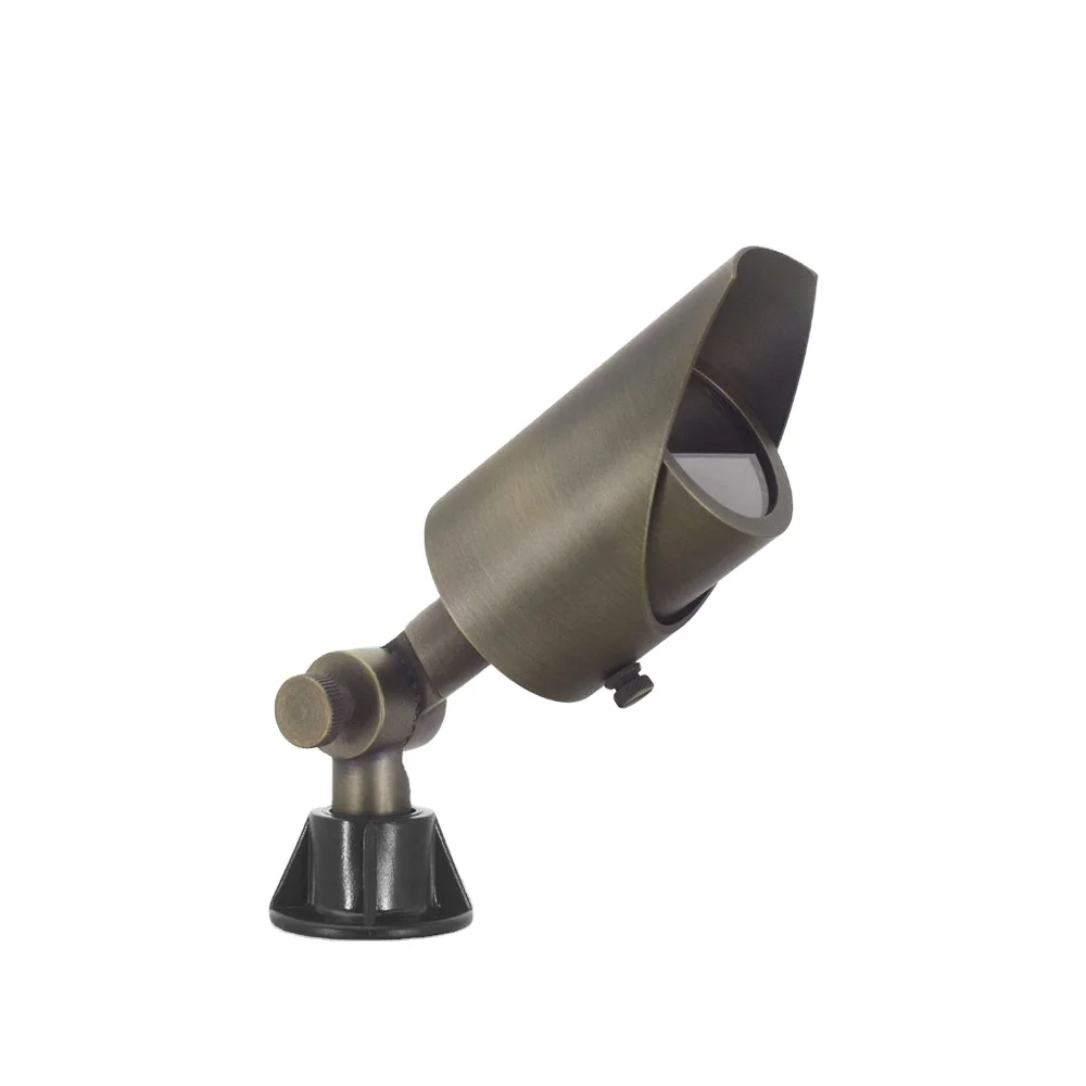 Die-cast brass LT2106 low voltage 12v 50W max landscape lighting accents/spotlight lighting fixtures with antique/matte bronze