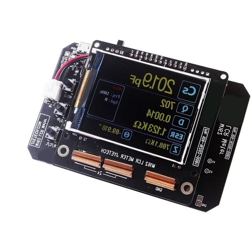 【A17Z】M162 LCR Meter DIY Kit With Acrylic USB Module For Full Automation Of Inductance Resistance Capacitance Measurement, 1PC