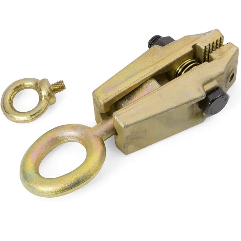 Strumento di riparazione carrozzeria automatica in acciaio a 2 vie da 5 tonnellate di alta qualità Tirare il morsetto Telaio Estrattore ammaccature Auto-serraggio RT-0013