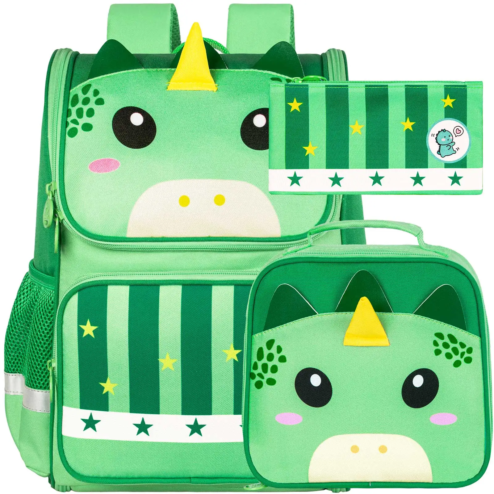 3PCS Backpack for Girls and Boys 15\