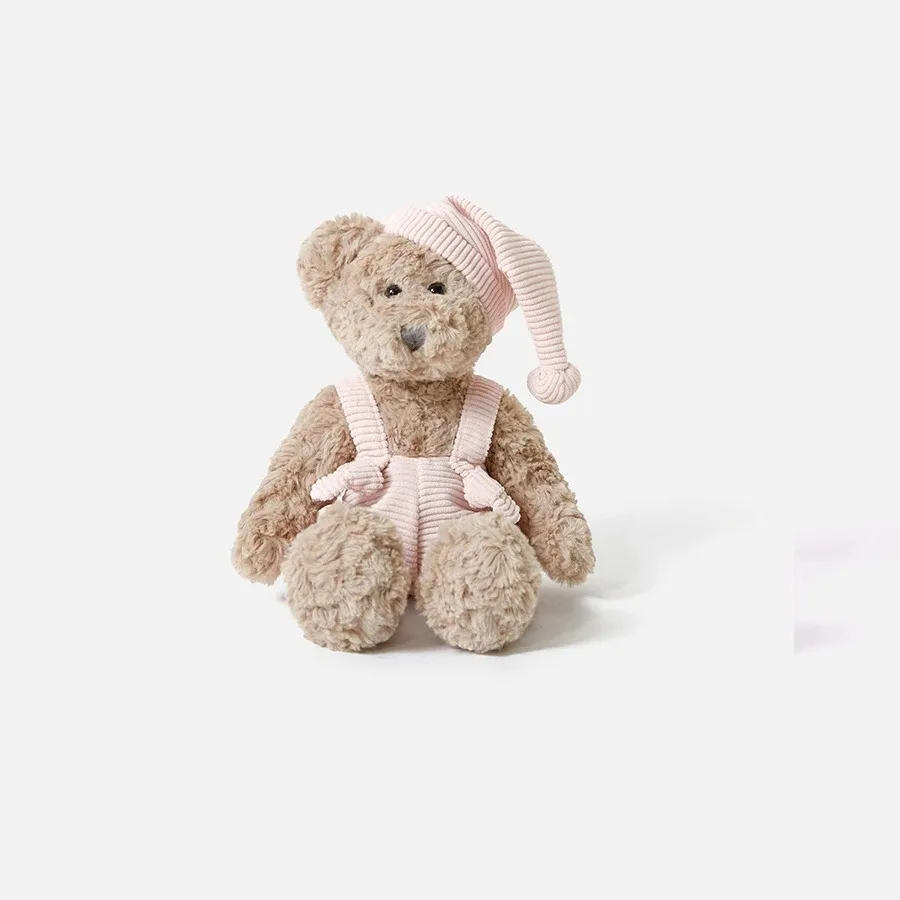 Teddy Bear Plush Stuffed Animals for children Baby gift Cute Bears Soft Toys with Pink Hat Bear Boy Plush with Jumpsuits