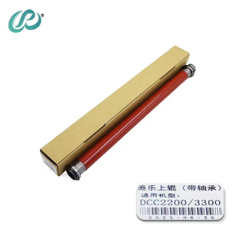 1pcs DCC2200 3300 Upper Fuser Roller for Xerox DCC2200 3300 Fuser Heat Roller with Bearing