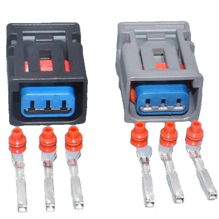 shhworldsea 3 Pin/Way 2.2mm 1W7T-14A464-MA Ignition Coil High Voltage Connector Plug  left and right For Ford Focus Coil Honda