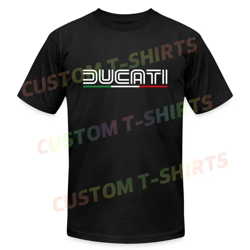 

100% Cotton T Shirt Casual Ducatis Moto GP Racing Motorbike T-shirt Graphic Summer Short Sleeves