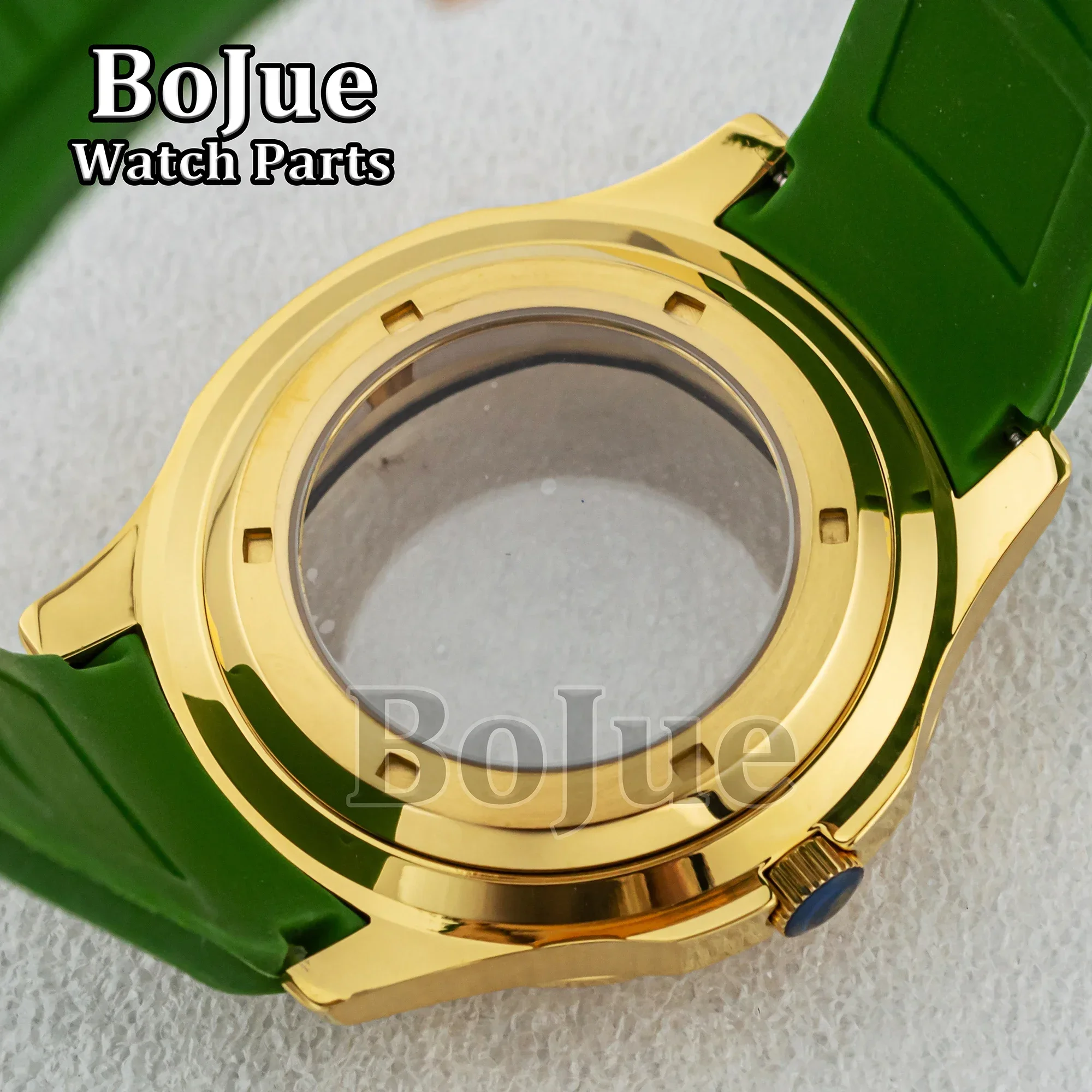 42 مللي متر ساعة ماسية حافظة حزام مطاطي 32 مللي متر الطلب ل وزارة الدفاع AQUANAUT نوتيلوس NH34 NH35 NH36 أجزاء الحركة الأوتوماتيكية زجاج الياقوت