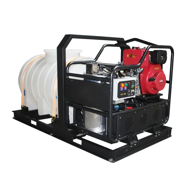 for Fixed High Pressure Cleaner 500L Water Tank 15Lpm 250bar Diesel Engine New Condition Effective Oil Removal Cleaning