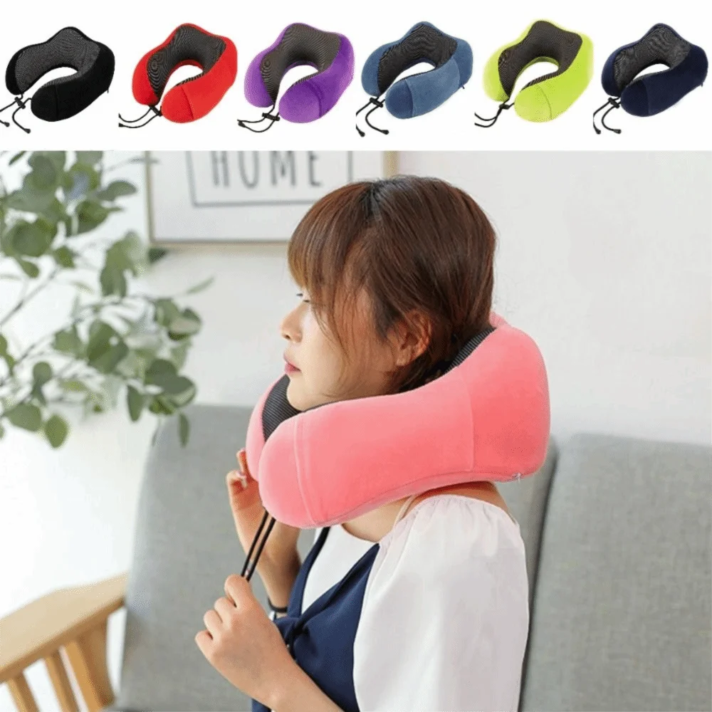 30*25*15cm U Shaped Pillows Neck Protect Cushion Without Carry Bag Travel Pillow Travel Essentials EaCervical Healthcare
