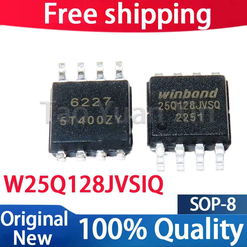 （5piece）100% New W25Q128JVSIQ 25Q128JVSIQ 25Q128JVSQ W25Q128JVSQ sop-8 Chipset