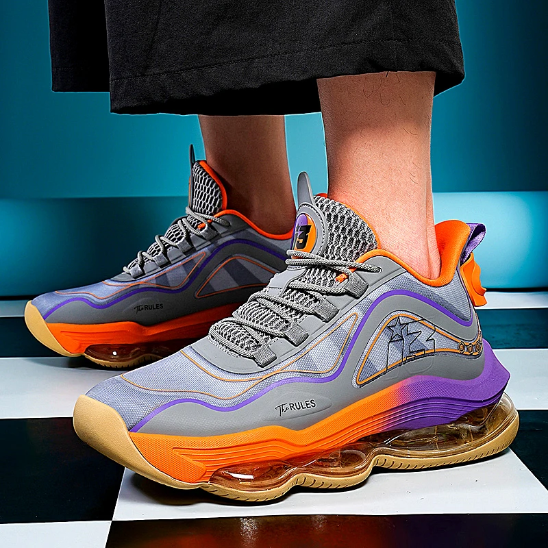 2026 New Basketball Shoes Men's Breathable and Comfortable Sports Shoes Mesh Breathable Training Basketball Shoes
