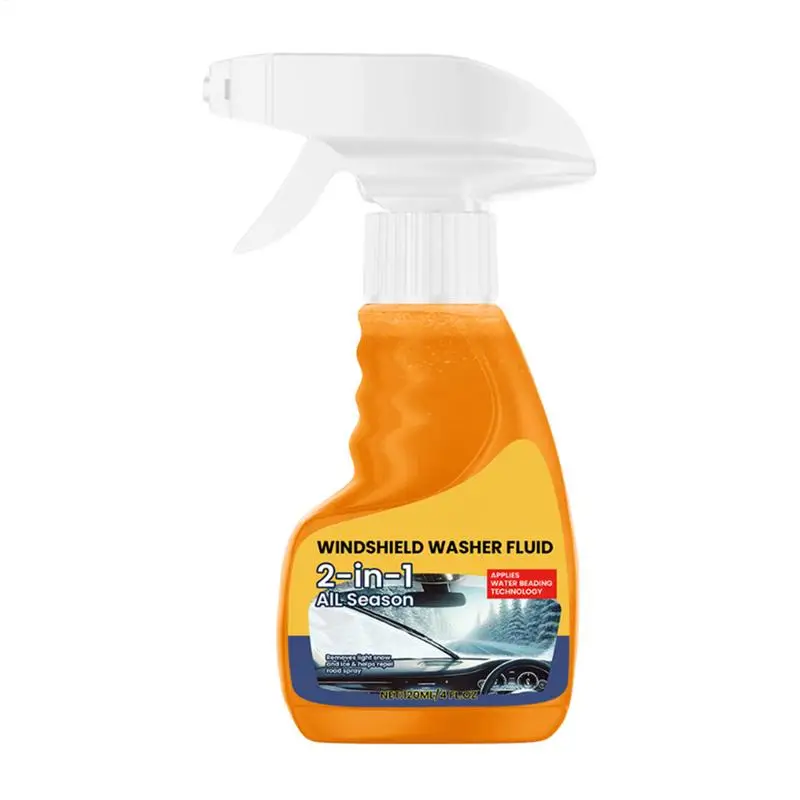 Auto Windshield Cleaner Agent 120ml Rainproof Windshield Dirt Remover Liquid Car Window Cleaning Spray For Avoiding Scratches