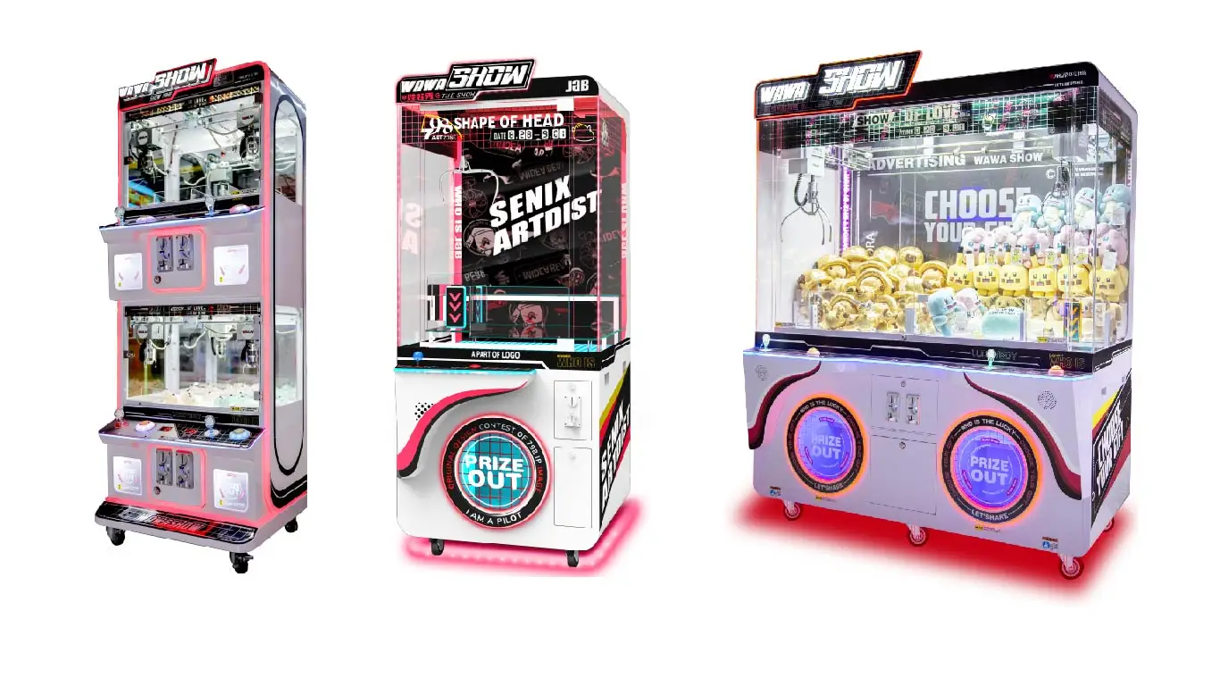 Customized Hot Sale High Quality Toy Crane Machine Claw Crane Machine Coin Pusher Machine Commercial Entertainment