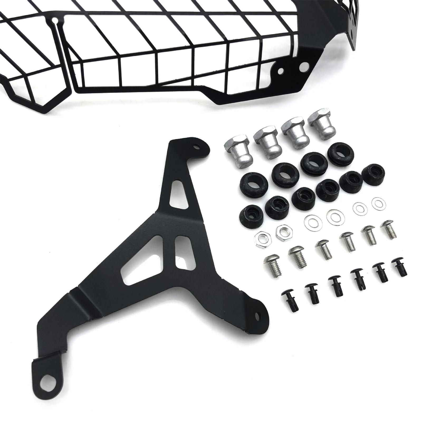 Grille de protection de lumière de sauna de moto, couverture de lampe de sauna, protecteur de phare avant, cadre en maille pour Kawasaki Versys 650, 2015-2020