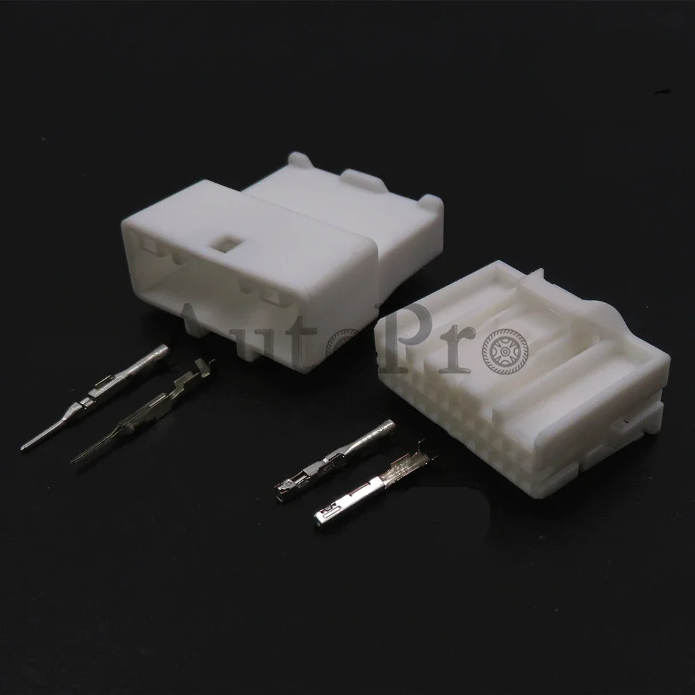 1 Set 24 Hole 6098-5285 AC Assembly Auto Replacement Plug Parts 6098-5283 Car Electric Wiring Unsealed Adapter Automotive Socket