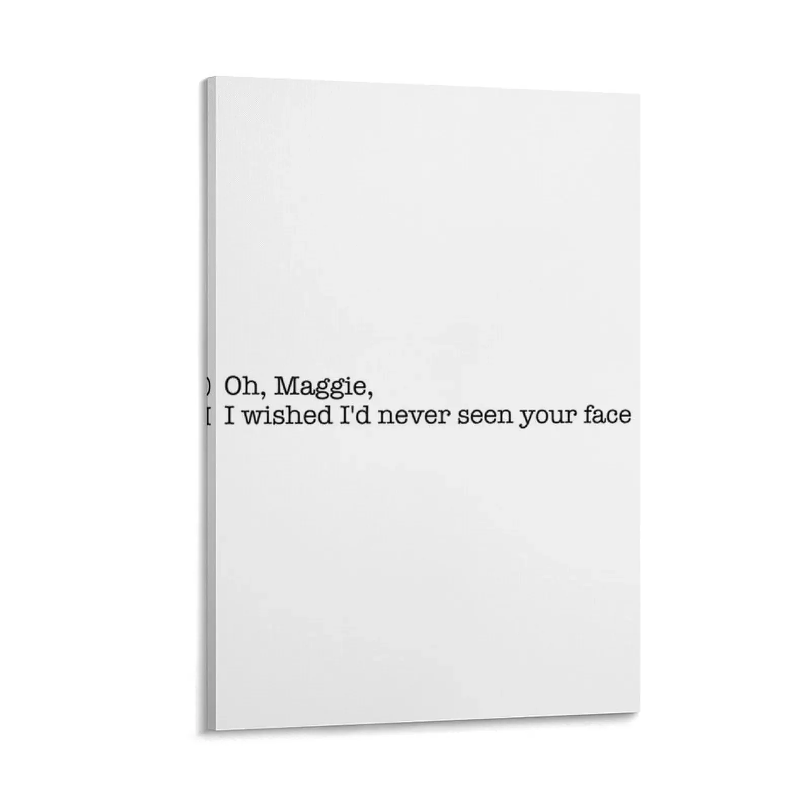 

Oh Maggie 2 (black) Canvas Painting wall decoration paintings modern home decoration anime decoration interior paintings