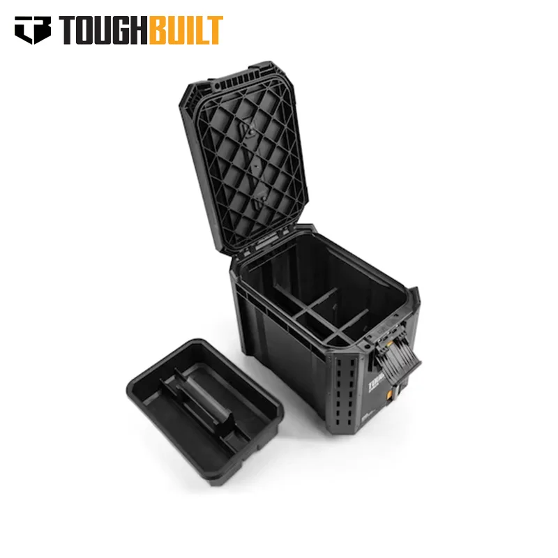TOUGHBUILT Stacked side standing storage toolbox, hardware tool storage and organization, manual tool accessories TB-B1-B-60C