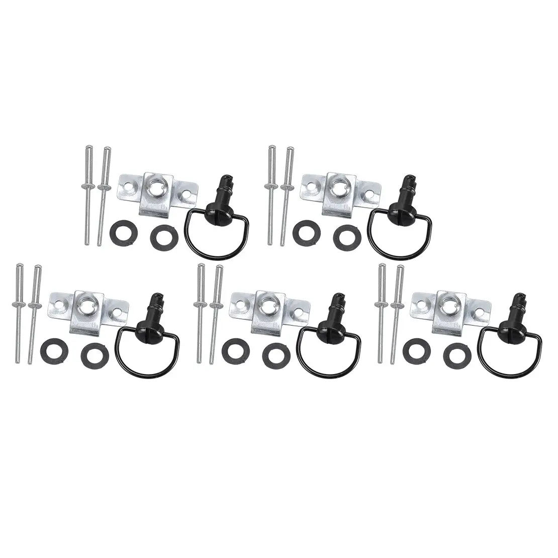 20 مجموعات دراجة نارية 17 مللي متر 1/4 بدوره الإفراج السريع سباق هدية السحابة كليب D-حلقة دبوس غسالة صالح لهوندا كاواساكي ياماها سوزوكي #6