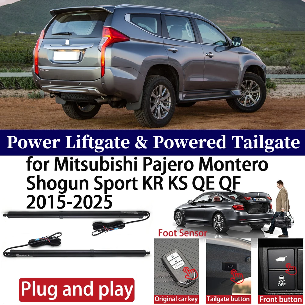 

for Mitsubishi Pajero Montero Shogun Sport KR KS QE QF 2015-2025 Car Power Liftgate Automatic One-Click Powered Tailgate Strut