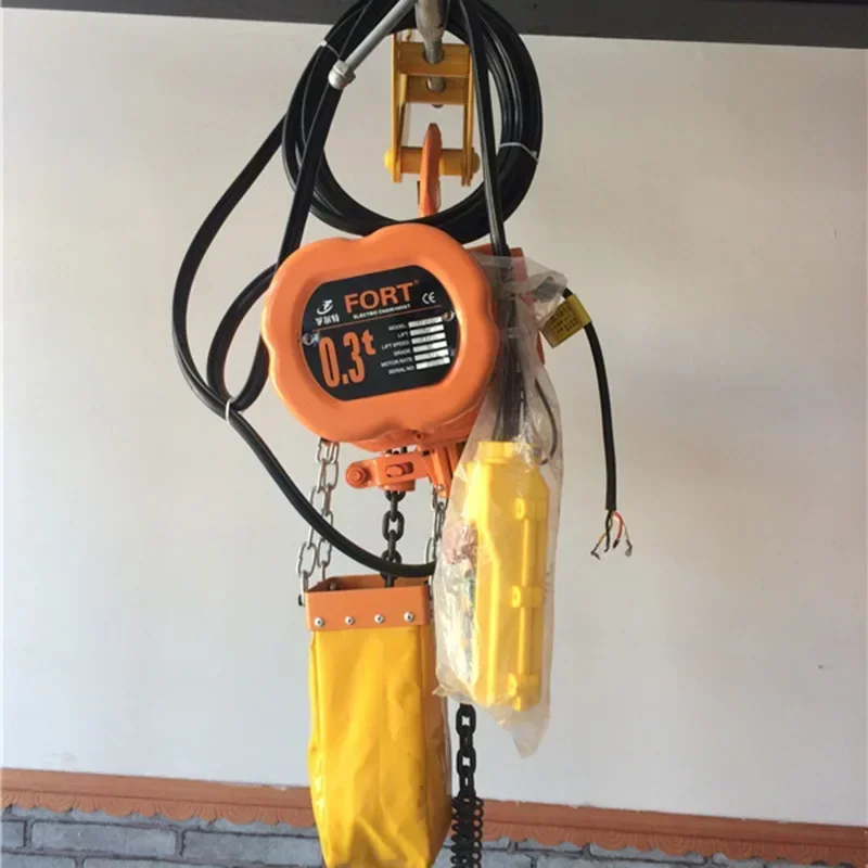 Traveling 1Ton~3Ton Mini Electric Chain Hoist Three-phase Power